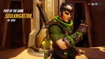 Overwatch: Genji Deflects Missile into Riptire