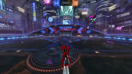 Rocket League: I was not expecting this to happen (Spikes infinite jump reset)