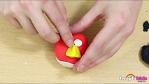 Make Play Doh Angry Birds with HooplaKidz How To _ Learn Amazing Craft