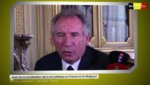 Quid de la moralisation de la vie politique en France et en Belgique