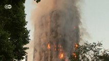 Incêndio atinge prédio residencial em Londres