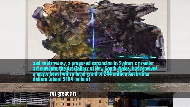 Sydney Art Museum Receives Big Funding Boost