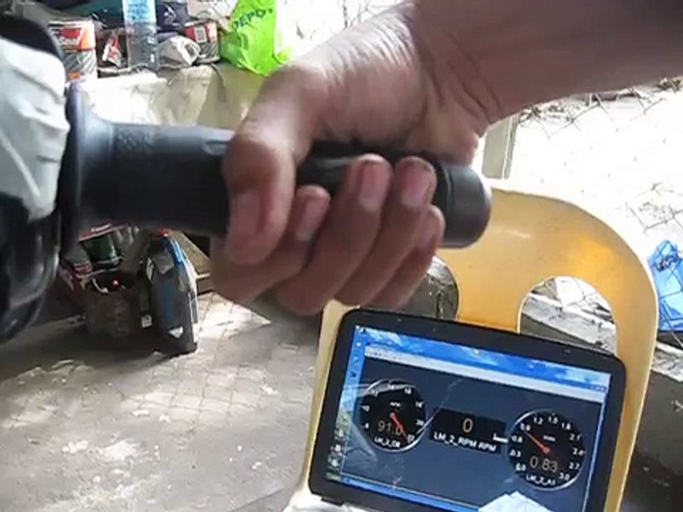 468.[YamahaT135.COM] PART 1_4 jetting yoshimura mjn carb using air fuel ratio meter