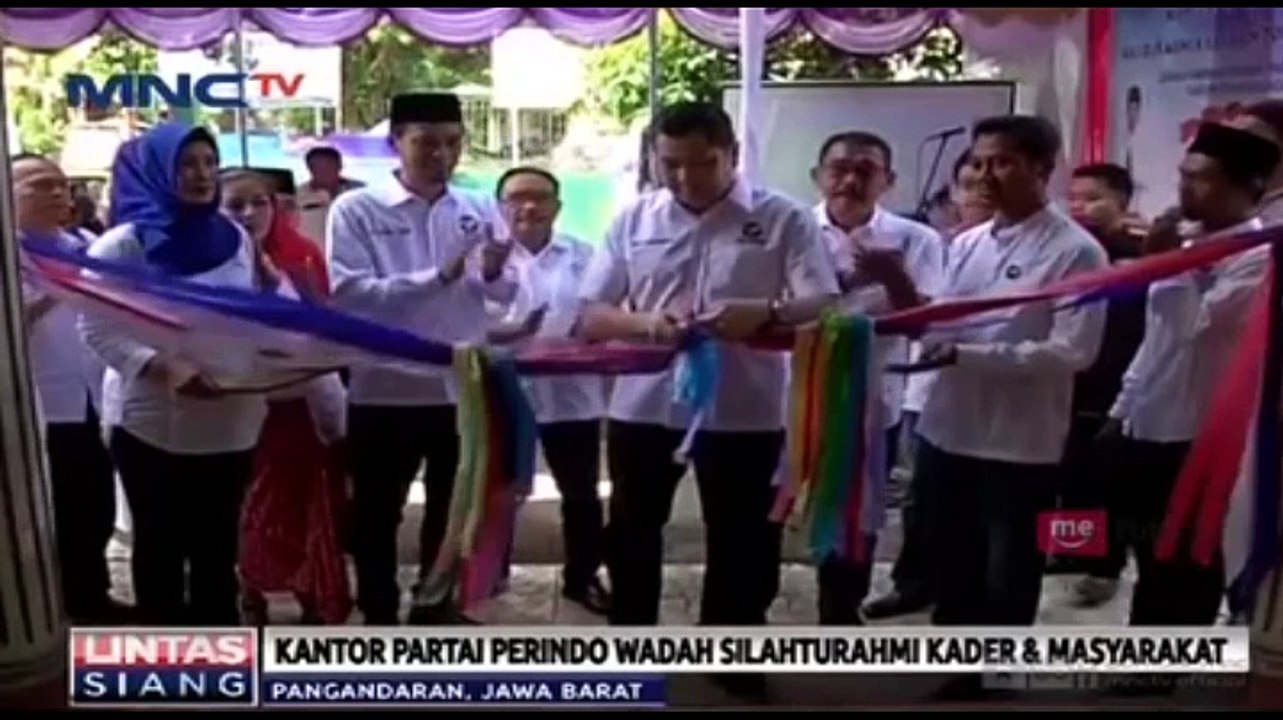 Hary Tanoe Resmikan Kantor DPD Partai Perindo Pangandaran