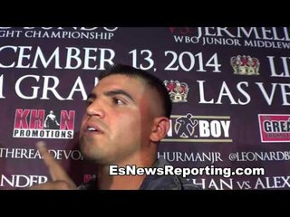 victor ortiz on being back in ring and fight on khan vs alexander card EsNews