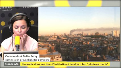 Grenfell Tower : "Nos échelles sont limitées à 30m, si vous êtes au dessus c'est compliqué"