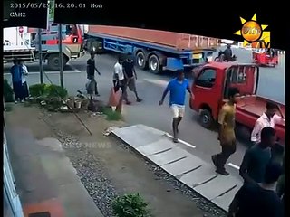 ACCIDENT IN SRI LANKA LIVE CCTV VALIANT FIRE SAFETY