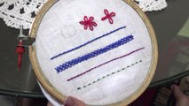 Hand Embroidery: Hand Stitch: Five  Basic Stitch
