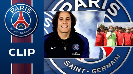 Cavani's Q&A with the Academy kids