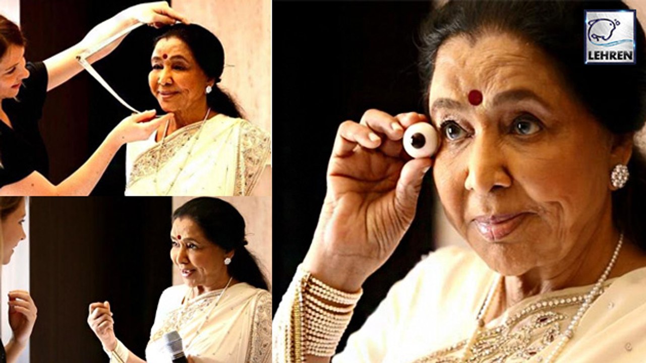 Veteran Singer Asha Bhosle's Wax Statue At Madame Tussauds Delhi, India