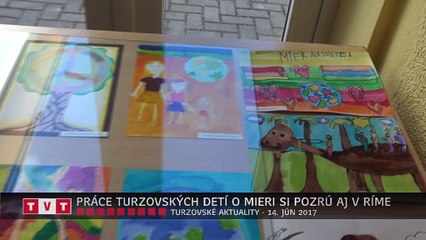 PRÁCE TURZOVSKÝCH DETÍ O MIERI SI POZRÚ AJ V RÍME