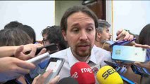 Iglesias: Entre los votos a favor y las abstenciones hay una mayoría para echar al PP