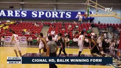 SPORTS BALITA: Cignal HD, balik winning form