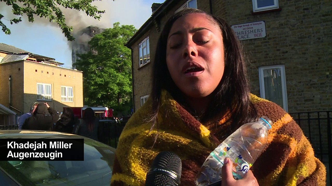 'Ich sah Menschen aus den Fenstern springen'