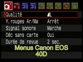 Menus-canon-eos-40d