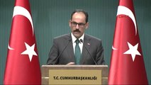 Cumhurbaşkanlığı Sözcüsü Ibrahim Kalın, Cumhurbaşkanlığı Sarayı'nda Basın Toplantısı Düzenledi