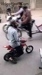 Funny Man Riding Little Bike - Must Watch(videomasti.com)