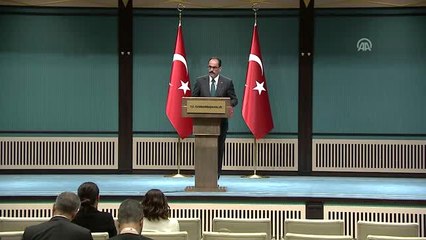 Cumhurbaşkanlığı Sözcüsü Kalın: "15 Temmuz Seneyi Devriyesi Ile Ilgili Bir Takım Anma Faaliyetleri...