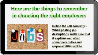 Finding the Right Employee