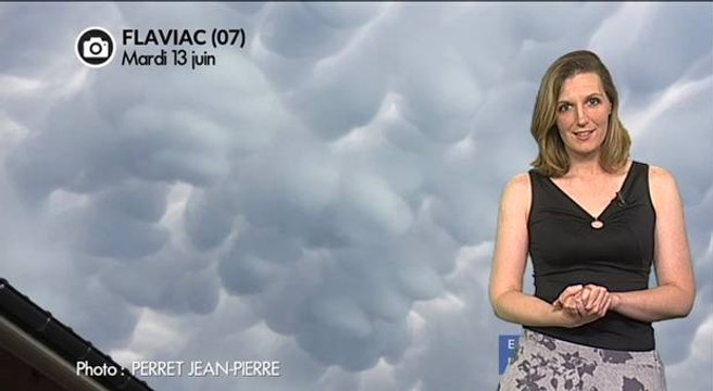 Spectaculaires nuages d'orages ce mardi