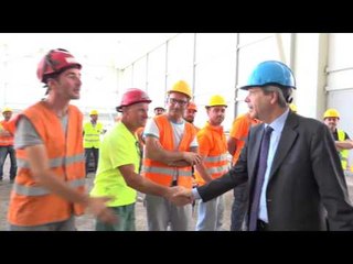 Colleferro - Visita e intervento di Gentiloni all'azienda Avio SpA (13.06.17)