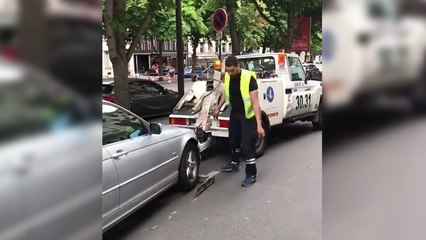 Un dépanneur réalise une petite erreur...