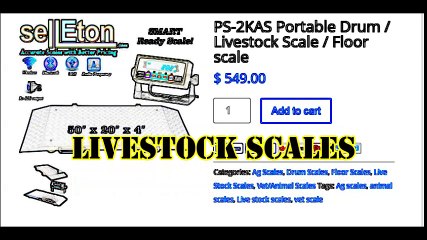 Livestock scales