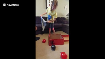 Girl, 9, can't believe she is going to Disney World