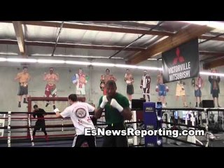 thomas dulorme of puerto rico in camp for hank lundy  boxing