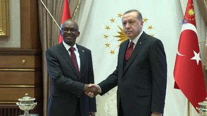 Cumhurbaşkanı Erdoğan Brundi Dış İlişkiler ve Uluslararası İşbirliği Bakanı Alaın Aıme Nyamıtwe'yi...