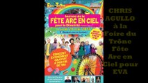 Chris Agullo à la Foire du Trône pour (Fête Arc en Ciel)