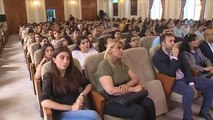 Nobel Ödüllü Prof. Dr. Sancar Azerbaycan'da Öğrencilerle Bir Araya Geldi