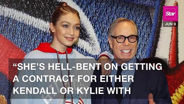 Kris Jenner Desperate To Get Kendall A Deal With Tommy Hilfiger