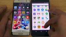 Samsung galaxy s7 edge vs Hudsaawei nexus 6p android