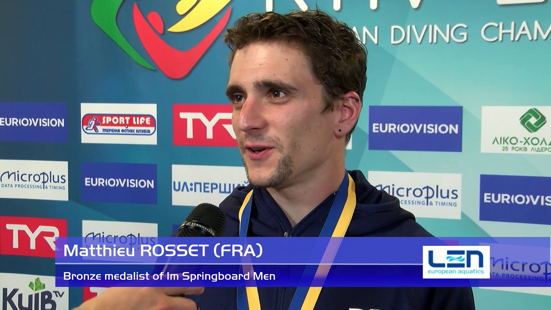 European Diving Championships Kyiv 2017 Matthieu Rosset Fra