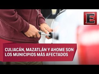 Se roban 20 vehículos al día en Sinaloa