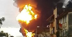 Massive Fire Rages at Pemex Oil Refinery in Salina Cruz