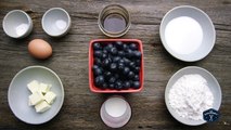 Blueberry Snack Cake - For Two