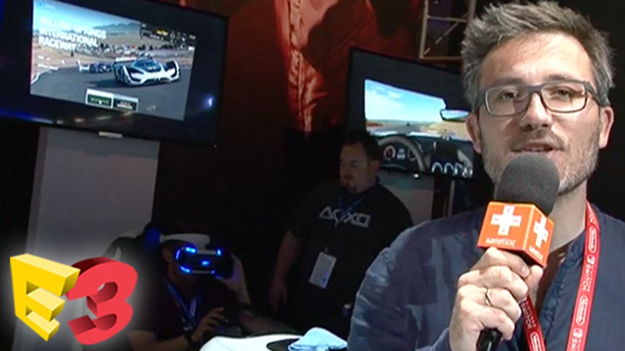 E3 2017 : On a testé GT Sport en VR, nos impressions pied au plancher