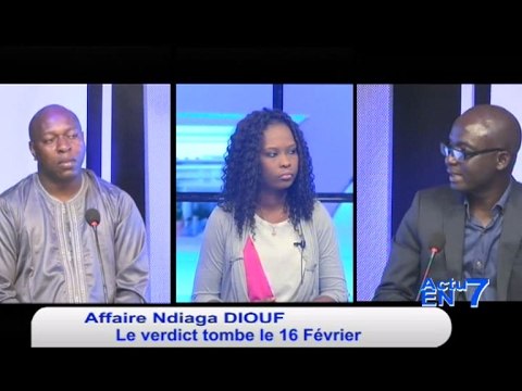 Actu en 7 (28 jan.-17) : affaire Ndiage Diouf, Panne appareil radiotherapie...