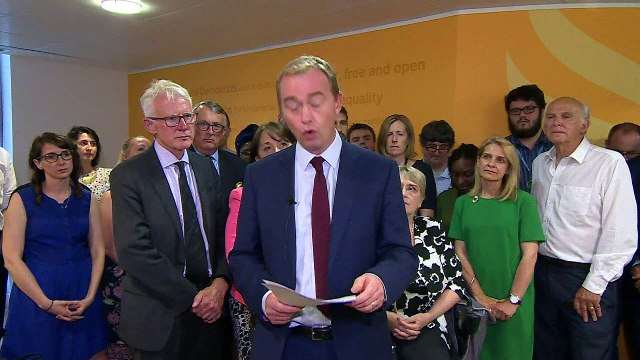 Full speech: Tim Farron resigns as Liberal Democrats leader