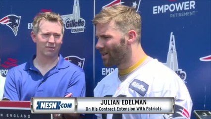 Julian Edelman Discusses His Multiyear Contract Extension