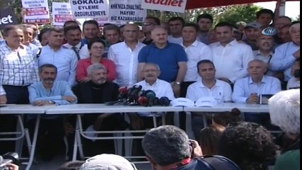 Kılıçdaroğlu 'Adalet Yürüyüşünün' İlk Etap Konuşmasını Yaptı