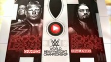 Brock Lesnar vs Roman Reigns