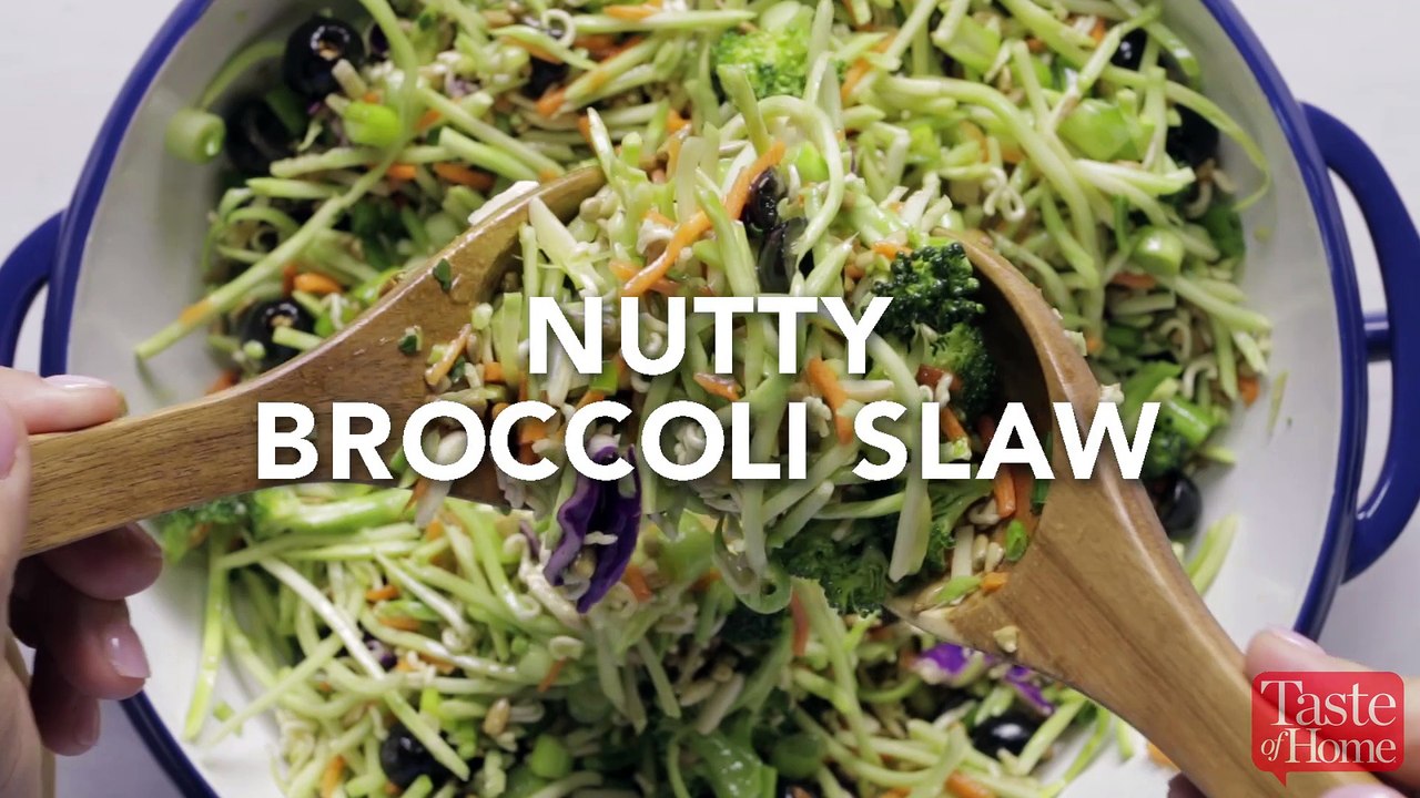 Nuts about Broccoli Slaw