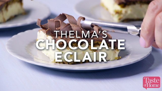 Soft and Creamy Chocolate Eclair Cake