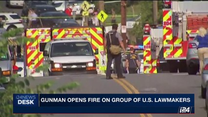 i24NEWS DESK | Gunman shot Gop Congressman, killed by police | Wednesday, June 14th 2017