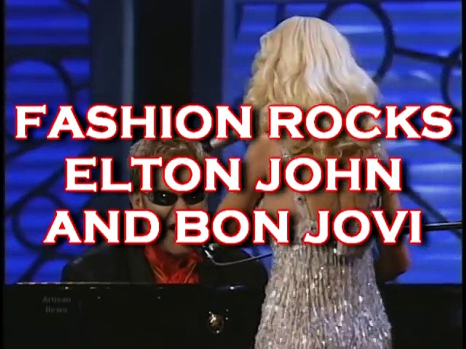 Bon Jovi - FASHION ROCKS FOR ELTON JOHN AND