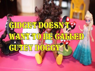 Toy GIDGET DOESN'T WANT TO BE CALLED CUTEY DOGGY + SPIDERMAN BARBIE CHELSEA CLUB MINNIE MOUSE ELSA