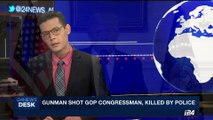 i24NEWS DESK | Senator Sanders condemns Virginia shooting | Wednesday, June 14th 2017